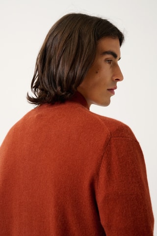 Gilet Albaron 100% cachemire, 2 fils - Marron