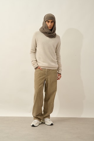 Snood Tommy 100% cachemire, 4 fils - Taupe