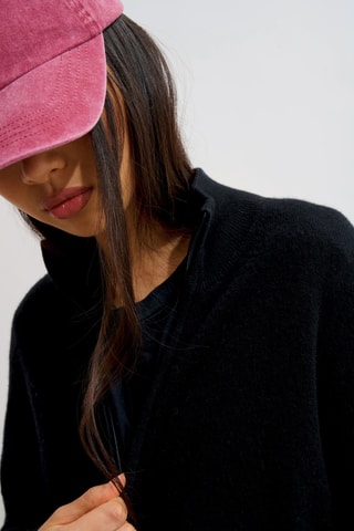 Gilet Ayr 100% cachemire, 2 fils - Noir