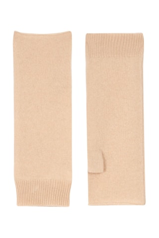 Mitaines Serre 100% cachemire, 2 fils - Beige