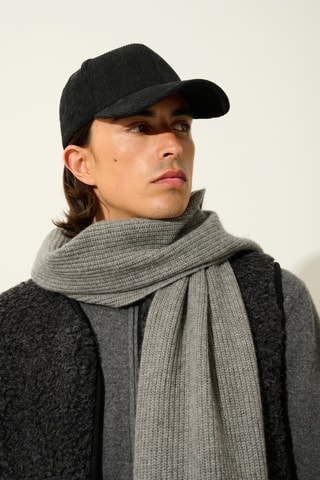 Echarpe Apolline 100% cachemire, 4 fils - Gris chiné