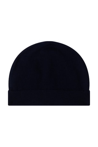 Bonnet Manti 100% cachemire, 2 fils - Bleu foncé