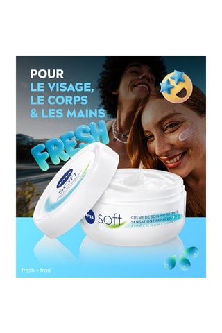 Creme hidratante frescura Soft - 50 ml