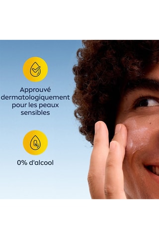 Creme facial hidratante e proteção solar SPF15 Homem - Peles sensíveis - 75 ml