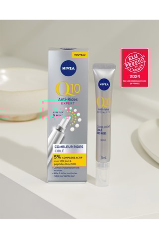 Sérum de rosto anti-rugas Q10 - Todos os tipos de pele - 15 ml