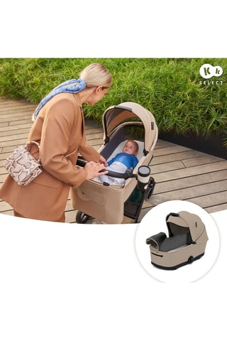 2-in-1 Kinderwagen Yoxi - Vanaf de Geboorte - Tot 22 kg - Beige