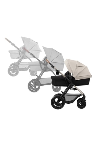 4-in-1 kinderwagen + Accessoires Moov 2 Air Wheels - Vanaf de Geboorte - Tot 27 kg - Zwart en grijs