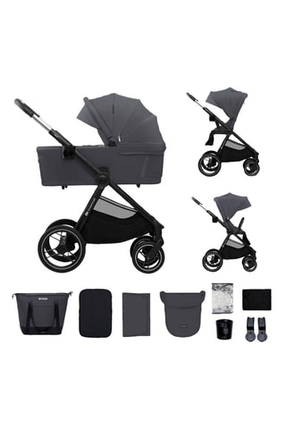 Kinderwagen + Accessoires Nea 2 - Zwart en grijs