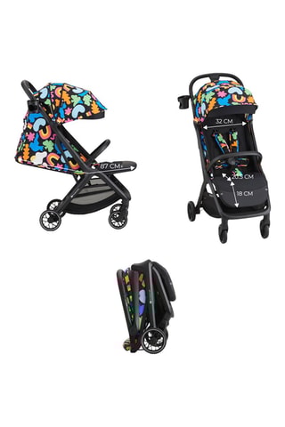 Kinderwagen Nubi 2- Vanaf de Geboorte - Tot 22 kg - Zwart