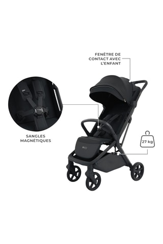 Buggy Nubi 3 - Zwart - T/m 22 kg - Zwart