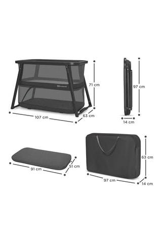 4-in-1 Bed Sofa Plus - Vanaf de Geboorte - Tot 15 kg - Grijs