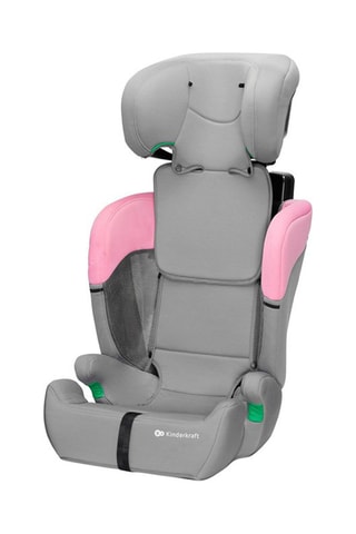 Autostoeltje Comfort Up i-Size Happy Shapes - 15 Maanden t/m 12 Jaar - Roze en grijs