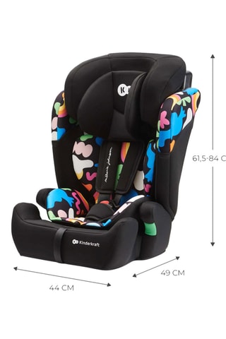 Autostoeltje Comfort Up i-Size Happy Shapes - 15 Maanden t/m 12 Jaar - Zwart