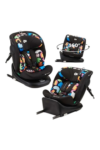 Autostoeltje I- GROW i-Size Happy Shapes - Zwart - Vanaf de Geboorte - Tot 150 cm