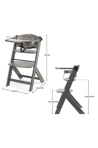 Beukenhouten Meegroeistoel Enock - Vanaf 6 maanden - T/m 15 kg