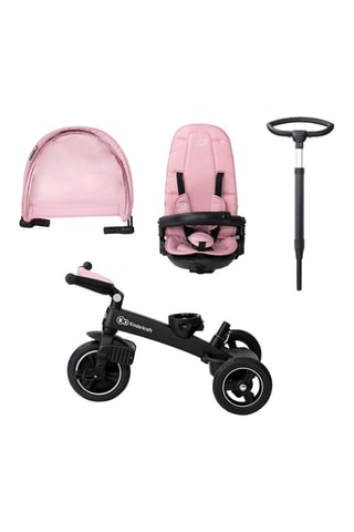 Driewieler EasyTwist Roze en Zwart