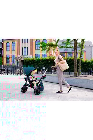 Driewieler EasyTwist Roze en Zwart