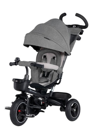 5-in-1 Driewieler Stinstep - Grijs en Zwart - Vanaf 9 Maanden