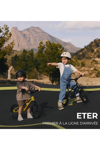 Loopfiets Eter - Geel - Tot 35 kg - Zadelhoogte van 37 t/m 45 cm