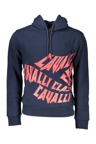 Felpa regular con cappuccio - Navy