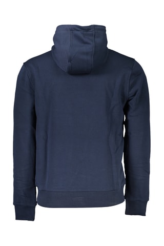 Felpa regular con cappuccio - Navy