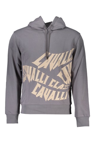 Felpa regular con cappuccio - Grigio