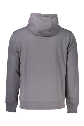 Felpa regular con cappuccio - Grigio