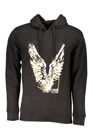 Felpa con cappuccio - Nero