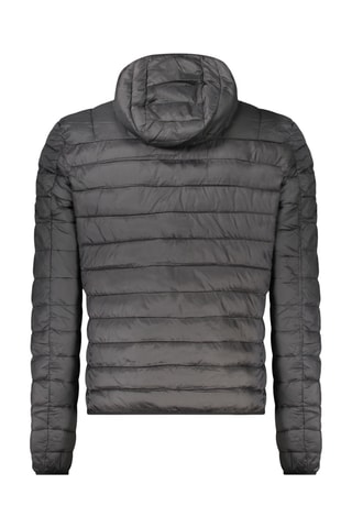 Piumino con cappuccio - Nero