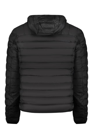 Piumino con cappuccio - Nero