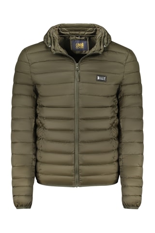 Piumino con cappuccio - Kaki