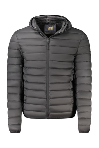 Piumino con cappuccio - Nero