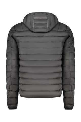 Piumino con cappuccio - Nero