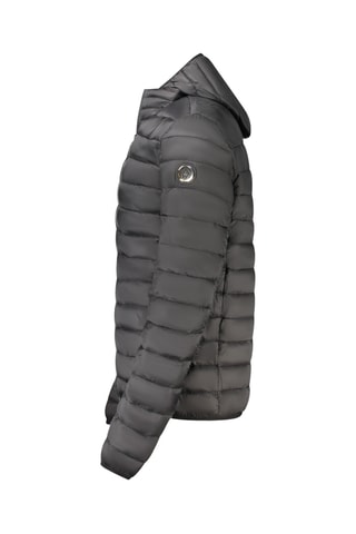 Piumino con cappuccio - Nero