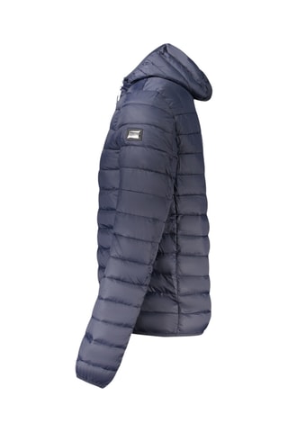 Piumino con cappuccio - Navy