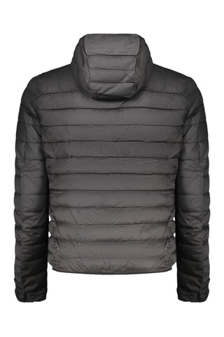 Piumino con cappuccio - Nero