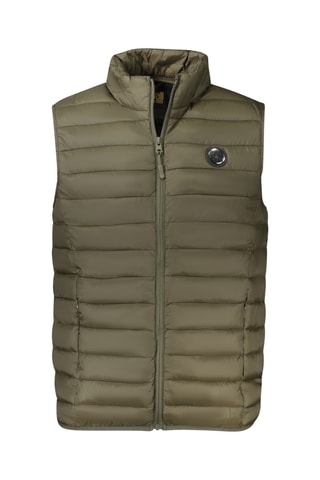 Piumino senza maniche - Kaki