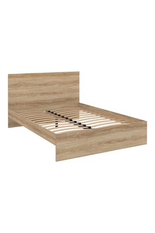 Cama Oklahoma - Imitação de madeira clara