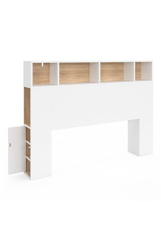 Cabeceira de cama com arrumações Léo - 145 x 105 x 20 cm