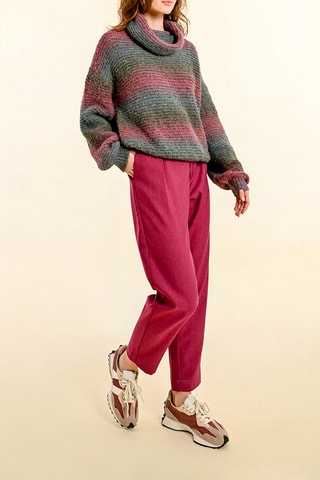 Trui tie and dye - Groen en Roze