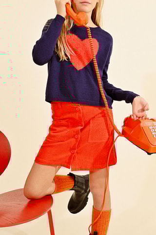 Trui - Marineblauw   - Molly Girl