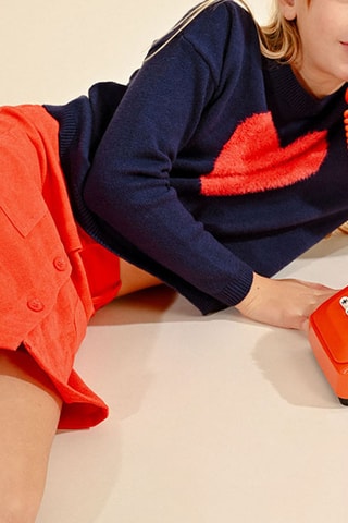 Trui - Marineblauw   - Molly Girl