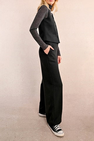 Mouwloos vest- Zwart