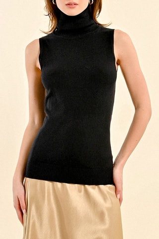 Top sin mangas - Negro - Molly Bracken