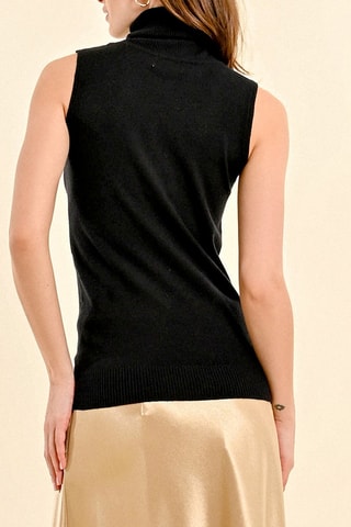 Top sin mangas - Negro - Molly Bracken