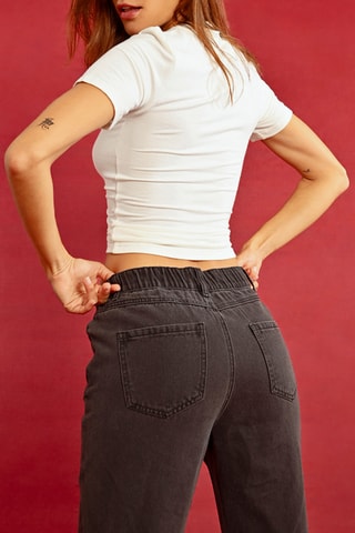 Crop top - Gebroken Wit - Lili Sidonio