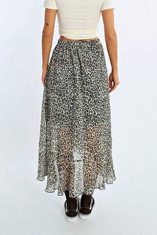 Rok met Ruches - Wit en Zwart - Lili Sidonio