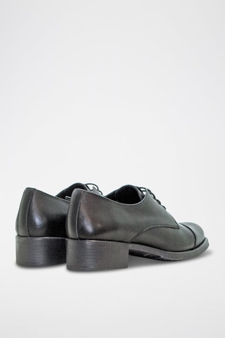Derbies em couro nappa - Preto
