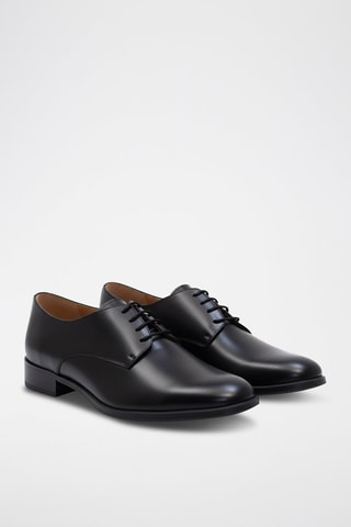 Derbies em couro nappa - Preto