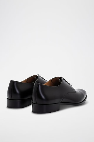 Derbies em couro nappa - Preto